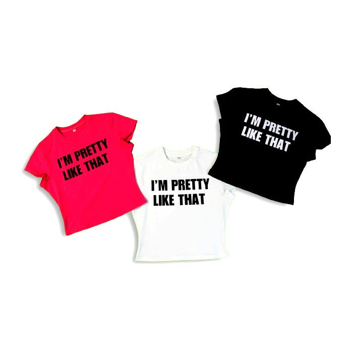 SHE PRETTY - Crop Top Tee