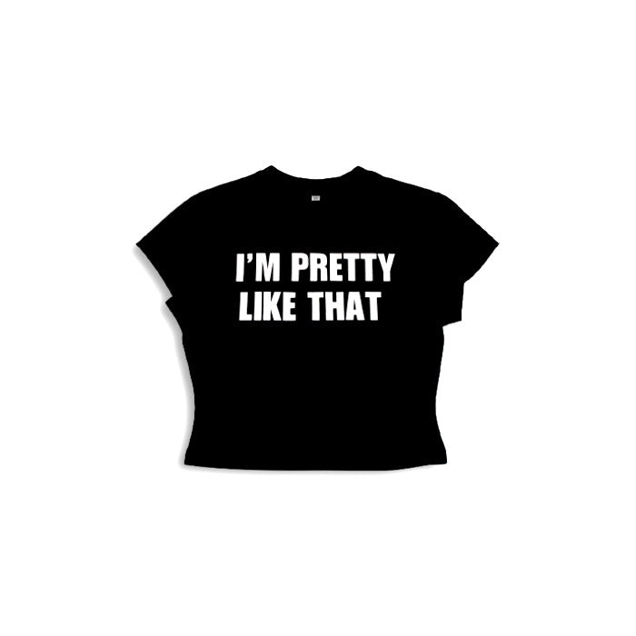 SHE PRETTY - Crop Top Tee