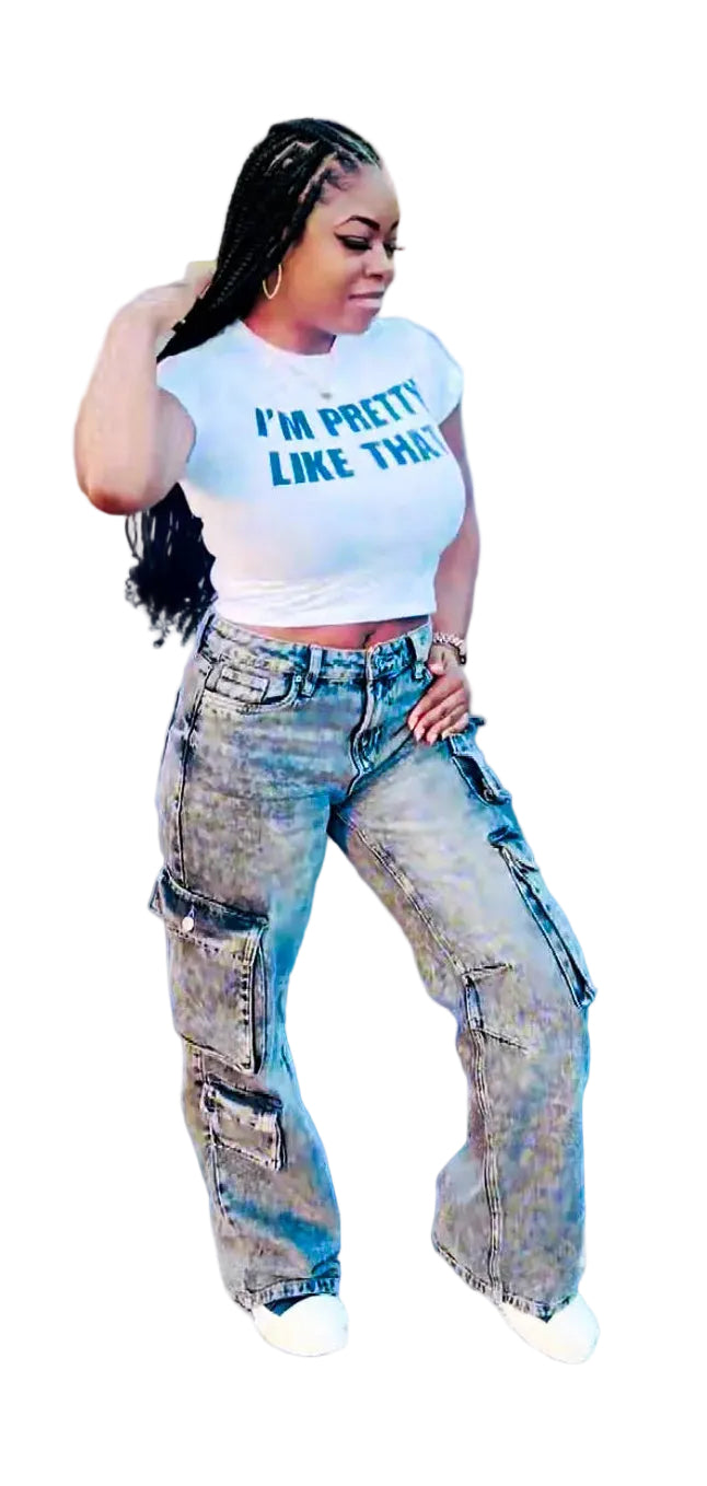 I'M PRETTY LIKE THAT - Crop Top Tee (BOGO)