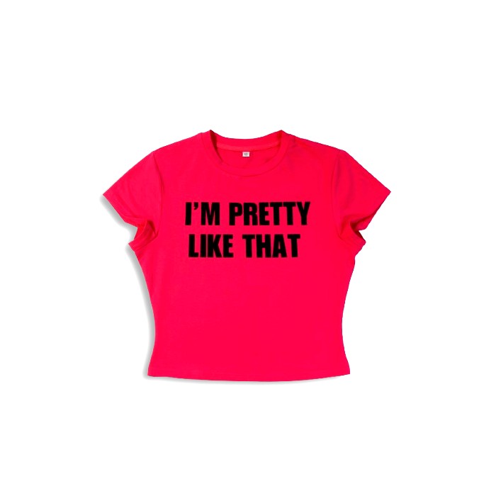 SHE PRETTY - Crop Top Tee