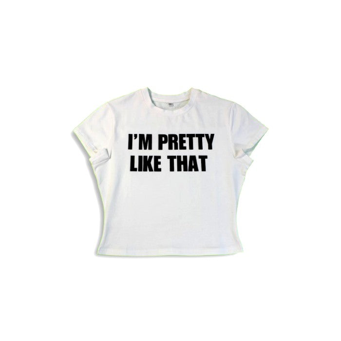 SHE PRETTY - Crop Top Tee